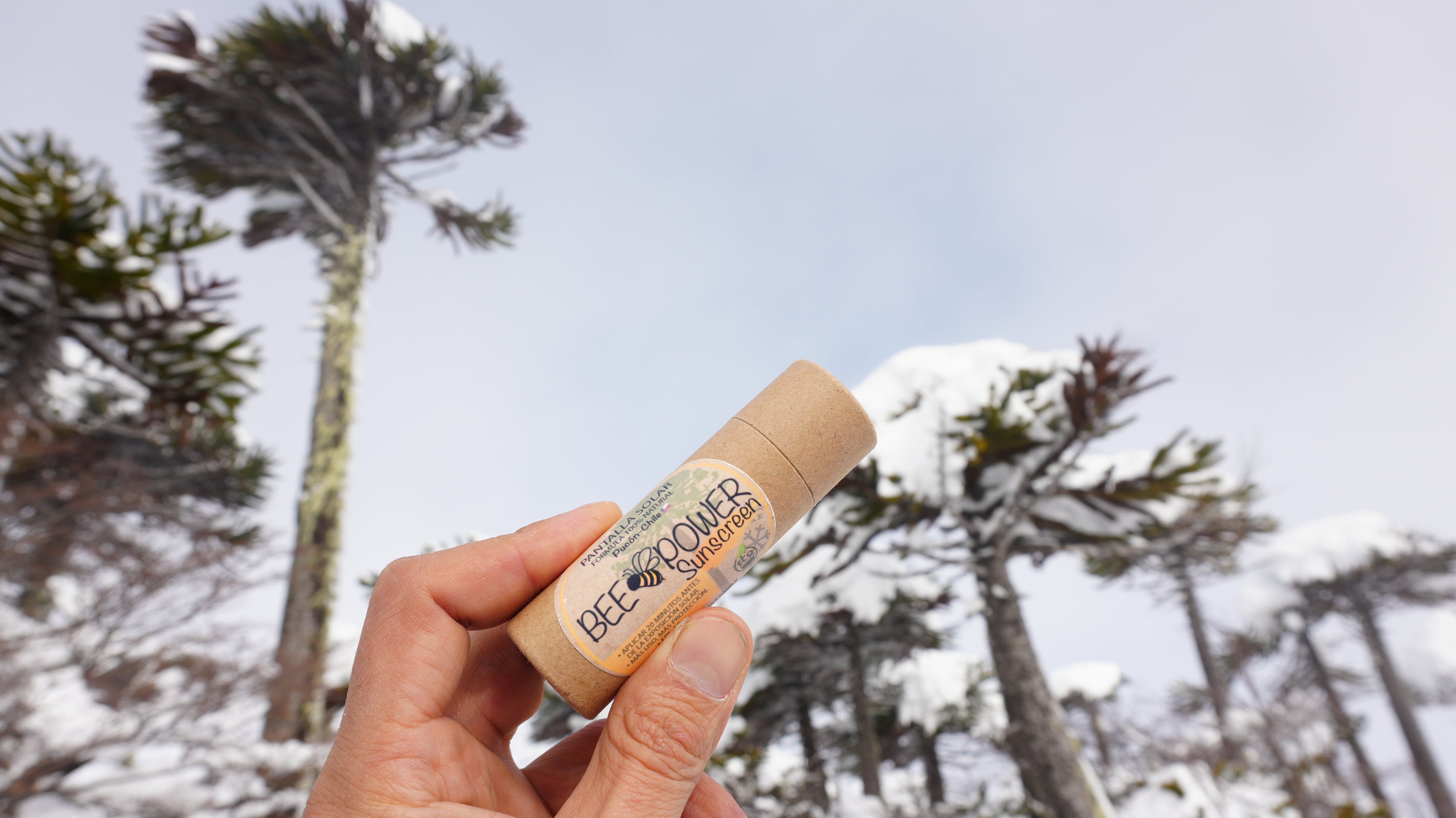 Bálsamo Labial- lipstick Natural Beepower XL | Menta & Vainilla